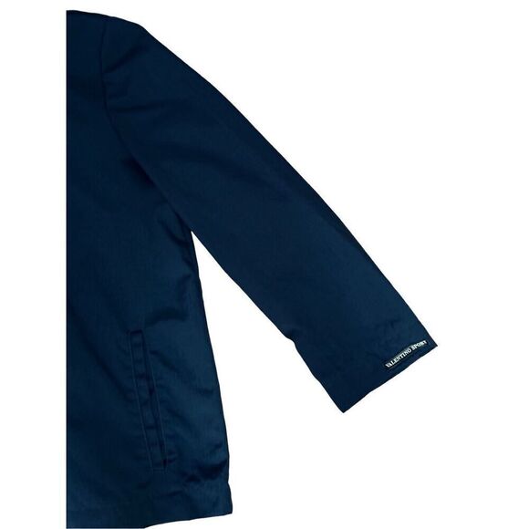 VINTAGE VALENTINO SPORT  Jacket Navy Blue Size 42 - Picture 10 of 11
